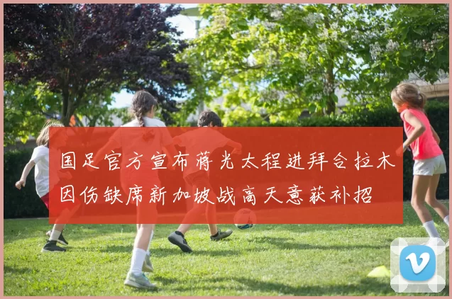 国足官方宣布蒋光太程进拜合拉木因伤缺席新加坡战高天意获补招